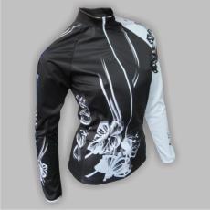 012 Windjacke FLOWERS NO WIND schwarz