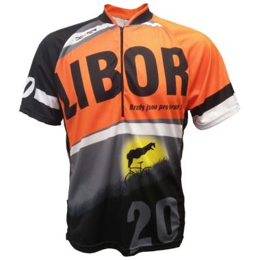 ND020 Dres MTB BRZDY JSOU orange  M  