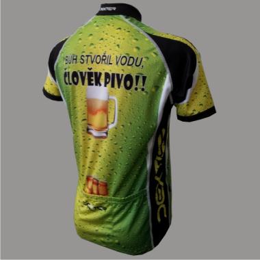 PD 010 Dres PIVO RACE green s hláškou