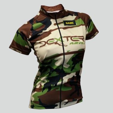 DA014 Dres DEXTER ARMY RACE woman khaki      XS