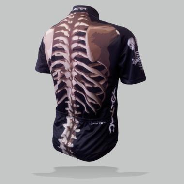 022 Road jersey SKELETON black