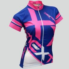 DI022 Trikot MONDRIAN NEON blue-p Damen