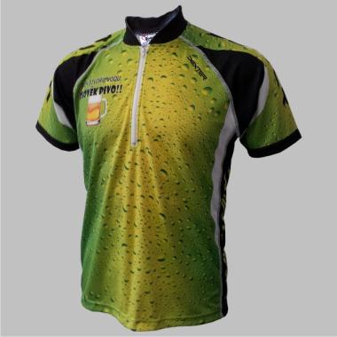 PD 014 Dres PIVO MTB green s hláškou