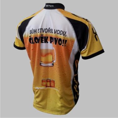 016 Trikot BIER MTB gelb mit Spruch XXL