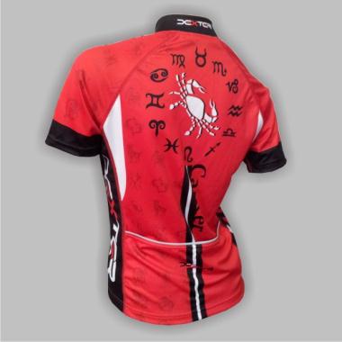 032 Cycling jersey ZODIAC RACE lady´s red