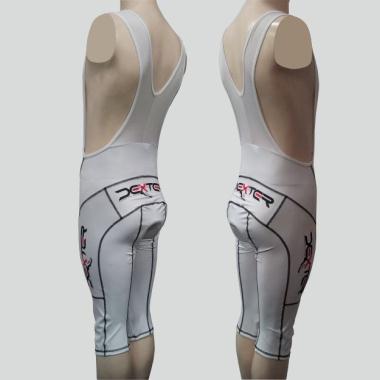 090 Knee pants IMAGE with braces white-red L