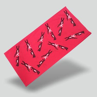 060 Multifunctional bandana LIGHT DEXTER red