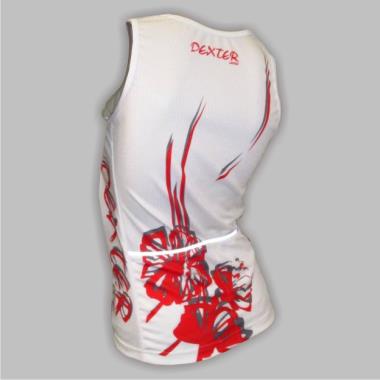 041 Vest FLOWERS white 