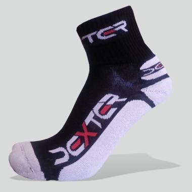 000 Ponožky DEXTER klasic froté černo-bílé 12-14