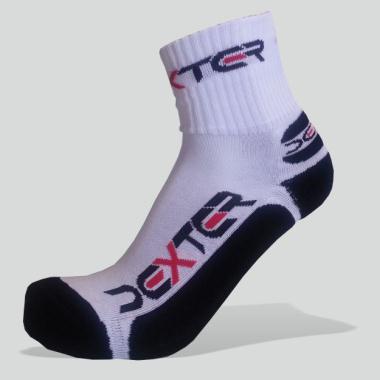 000 Ponožky DEXTER klasic froté bílo-černé 12-14