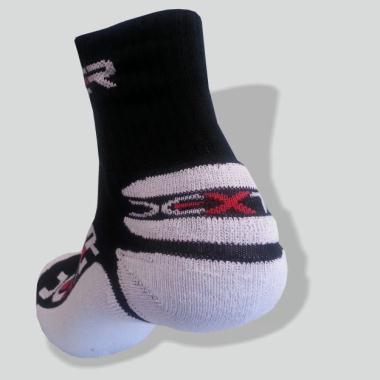 000 Socken DEXTER Klassik Frottee weiß-schwarz 3-5