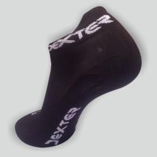 005 Ponožky DEXTER silver černé