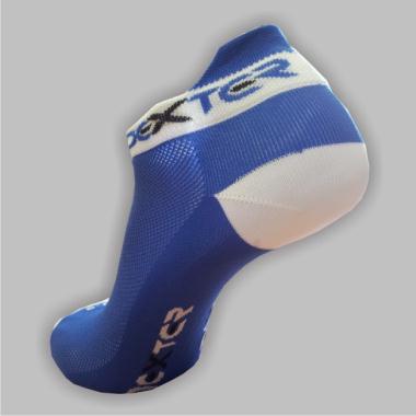 008 Socken DEXTER Silber blau  3-4