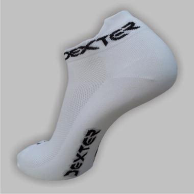 004 Ponožky DEXTER silver bílé