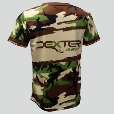 DA040 Tričko DEXTER ARMY man khaki        XS