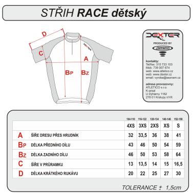 016 Dres MAMUT DEXTER dětský 140-146 