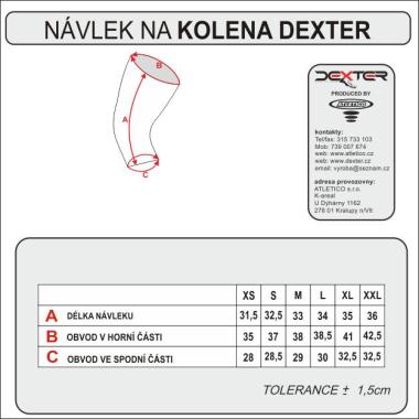 004 Návlek na kolena DEX LIGHT black L