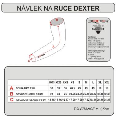 012 Termonávleky na ruce STANDARD DEXTER    