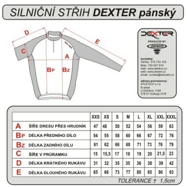 RK 036 Dres RETRO DEXTER ČSSR modrý XXL  