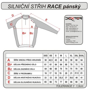 ND084 Dres ZVĚROKRUH RACE bílý XXL