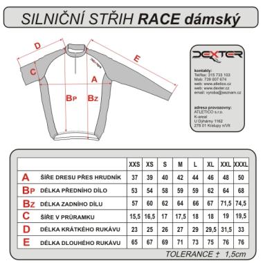 ND089 Dres ZVĚROKRUH RACE dámský červený