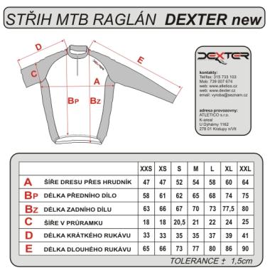 032 Dres MTB krátký rukáv F-02 DRY COOL