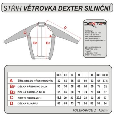 019 Větrovka DEXTER IMAGE black-red    XS