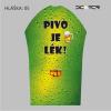 PD 010 Dres PIVO RACE green s hláškou