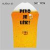 PD 012 Dres PIVO RACE yellow s hláškou