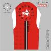 032 Cycling jersey ZODIAC RACE lady´s red